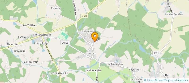 localisation de l'entreprise SYNDICAT INTERCOMMUNAL ENFANCE PETITE ENFANCE ADOLESCENCE DU PAYS DE GLANE  SAINT-GENCE