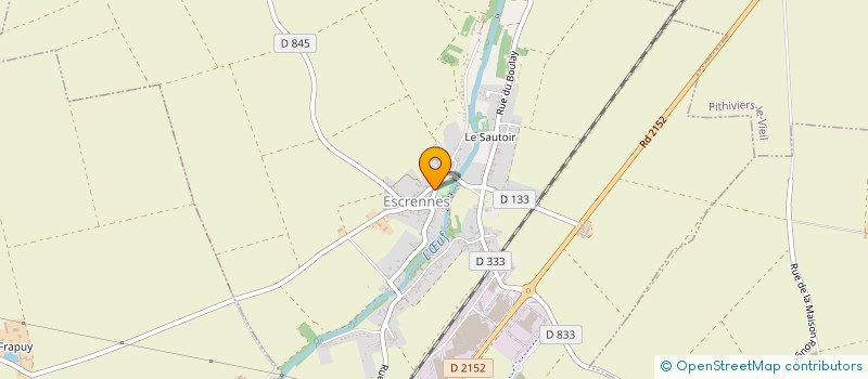 localisation de l'entreprise SYNDICAT INTERCOMMUNAL INTERET SCOLAIRE ESCRENNES MAREAU AUX BOIS SANTEAU à ESCRENNES
