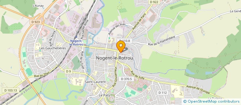 localisation de l'entreprise SYNDICAT INTERCOMMUNAL MIXTE POUR LE TRANSPORT DES ELEVES DU CES ET LYCEE DE NOGENT LE ROTROU à NOGENT-LE-ROTROU