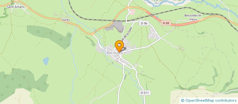 localisation de l'entreprise SYNDICAT INTERCOMMUNAL POUR L ALIMENTATION EN EAU POTABLE DE LA HAUTE VALLEE DE L AVEYRON  SEVERAC D'AVEYRON
