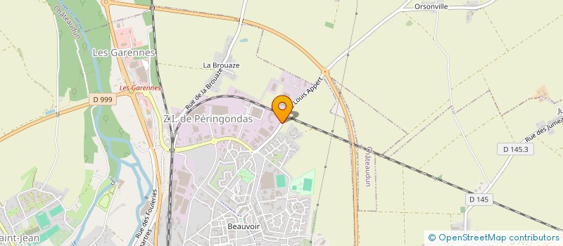 localisation de l'entreprise SYNDICAT INTERCOMMUNAL POUR LA COLLECTE ET LE TRAITEMENT DES ORDURES MENAGERES DE LA REGION DE CHATEAUDUN à CHATEAUDUN