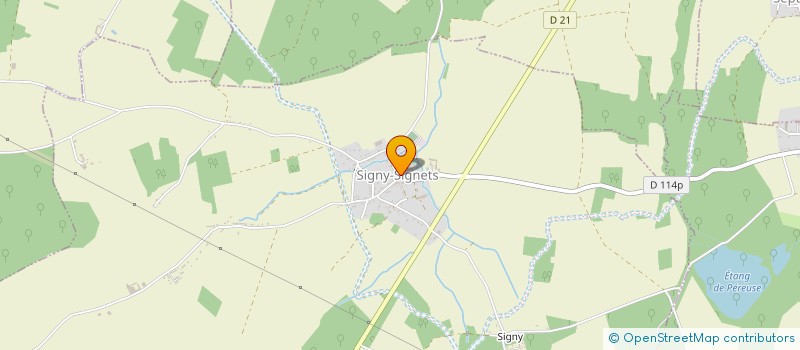 localisation de l'entreprise SYNDICAT INTERCOMMUNAL REGROUPEMENT PEDAGOGIQUE INTERCOMMUNAL DE PIERRE-LEVEE, SAMMERON, SEPT-SORTS ET SIGNY-SIGNETS  SIGNY-SIGNETS