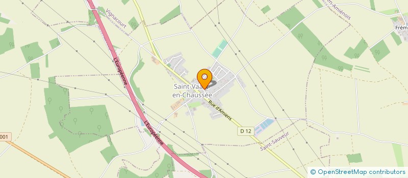 localisation de l'entreprise SYNDICAT INTERCOMMUNAL SCOLAIRE à SAINT-VAAST-EN-CHAUSSEE