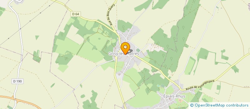 localisation de l'entreprise SYNDICAT INTERCOMMUNAL SOURCE BERVAL à GRISY-LES-PLATRES