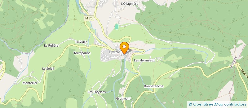 localisation de l'entreprise SYNDICAT INTERCOMMUNAL SPORT DOIZIEUX-LA TERRASSE-SUR-DORLAY à DOIZIEUX