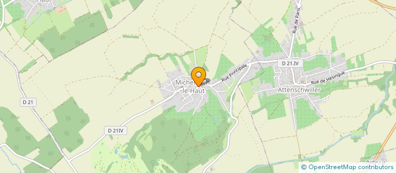 localisation de l'entreprise SYNDICAT INTERDEPARTEMENTAL ENTREPRENEURS DES TERRITOIRES DU BAS-RHIN ET HAUT-RHIN ENTREPRENEURS DES TERRITOIRES ALSACE  MICHELBACH-LE-HAUT