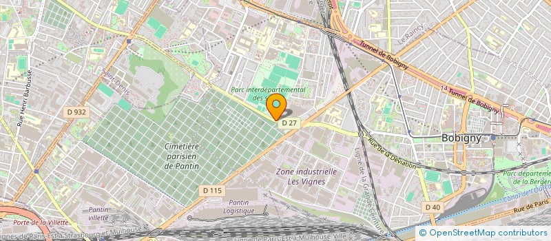 localisation de l'entreprise SYNDICAT INTERDEPARTEMENTAL POUR LA GESTION DES PARCS DE SPORTS DE BOBIGNY ET LA COURNEUVE à BOBIGNY