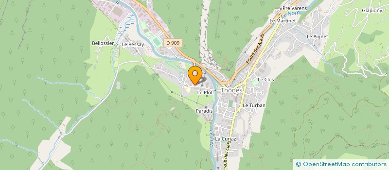 localisation de l'entreprise SYNDICAT INTERPROFESSIONNEL DU REBLOCHON à THONES