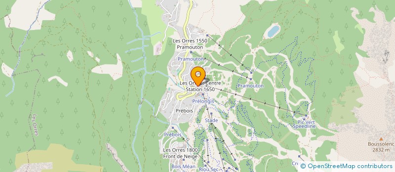 localisation de l'entreprise SYNDICAT LE BALCON DES ORRES  LES ORRES