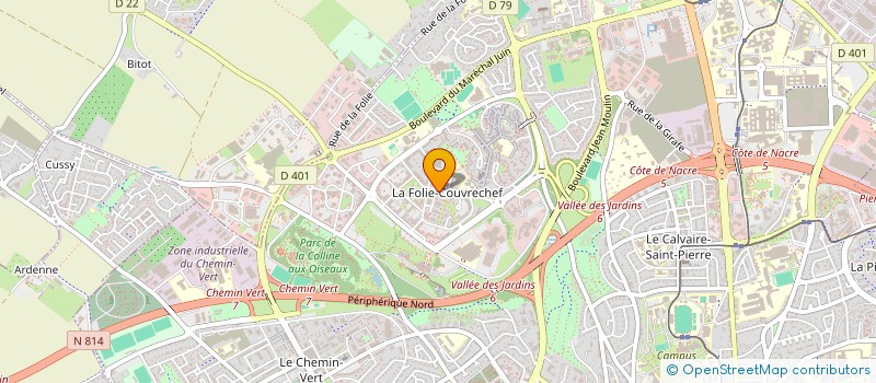 localisation de l'entreprise SYNDICAT LE CORAIL à CAEN