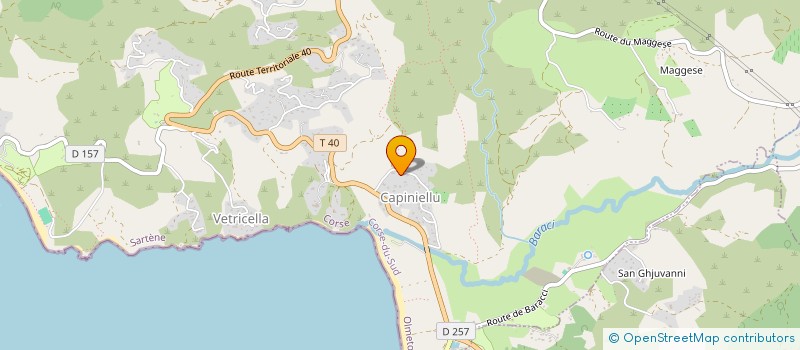 localisation de l'entreprise SYNDICAT LES BALCONS DU VALINCO  OLMETO