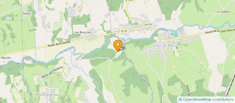 localisation de l'entreprise SYNDICAT LES VIOLETTES 2  COUR-ET-BUIS