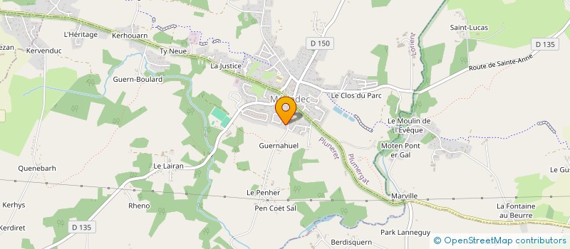 localisation de l'entreprise SYNDICAT LIBRE DE COPROPRIETAIRES DU LOTISSEMENT PAR ER SCOUDER  PLUNERET