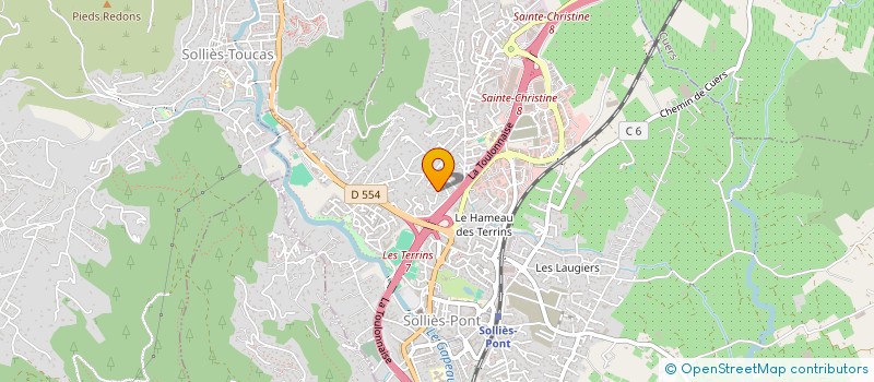 localisation de l'entreprise SYNDICAT LIBRE DE COPROPRIETE LOTISSEMENT LE PLEIN SUD à SOLLIES-PONT