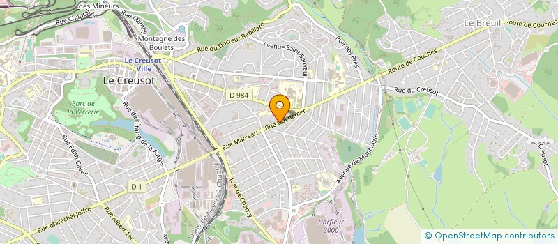 localisation de l'entreprise SYNDICAT LIBRE DES CHOMEURS ET PRECAIRES DU CREUSOT  LE CREUSOT