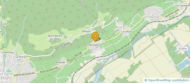 localisation de l'entreprise SYNDICAT LOCAL DE HAUT EN BAS -BUREAU DES MONITEURS  SAINT-PIERRE-D'ALBIGNY