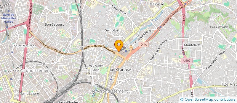 localisation de l'entreprise SYNDICAT LOCAL DU CONSEIL DEPARTEMENTAL DES BOUCHES DU RHONE DE LA FSU TERRITORIALE à MARSEILLE