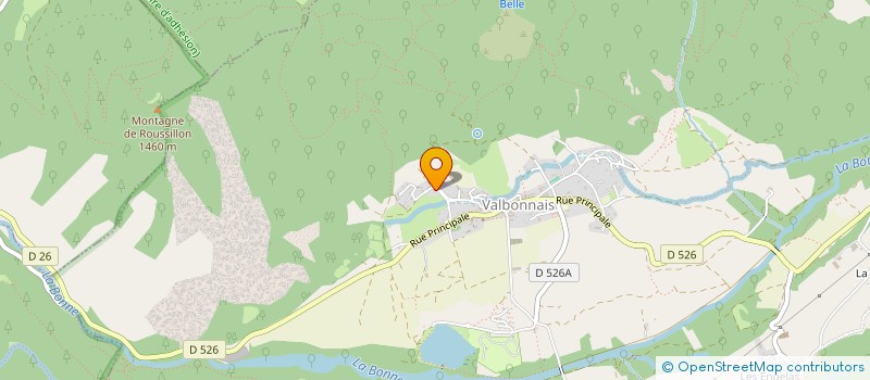 localisation de l'entreprise SYNDICAT LOCAL ESF COL D'ORNON  VALBONNAIS