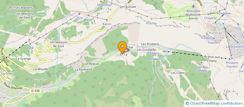 localisation de l'entreprise SYNDICAT LOCAL ESF MONTRIOND  MONTRIOND