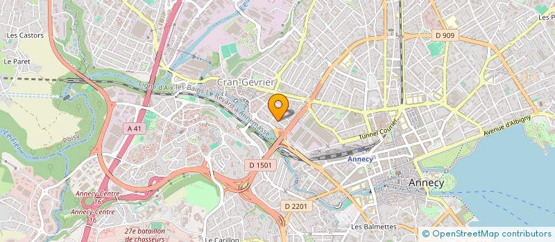 localisation de l'entreprise SYNDICAT LOCAL MONTE MEDIO  ANNECY