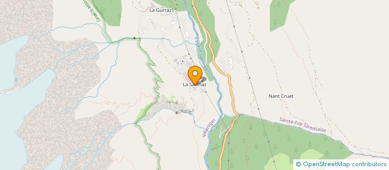 localisation de l'entreprise SYNDICAT LOCALESF STE FOY EN TARENTAISE  SAINTE-FOY-TARENTAISE