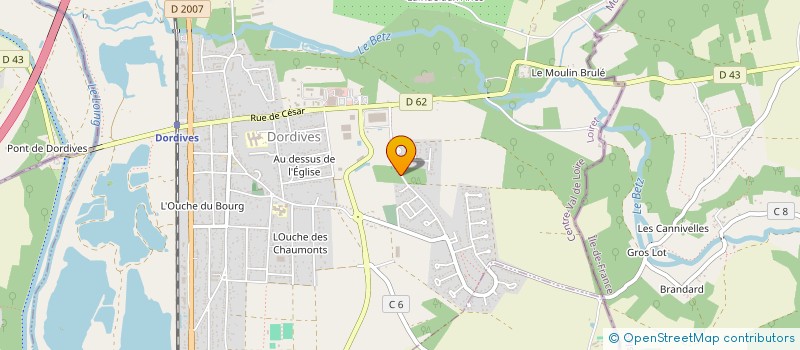 localisation de l'entreprise SYNDICAT LOTISS DE ST SEVERIN  DORDIVES