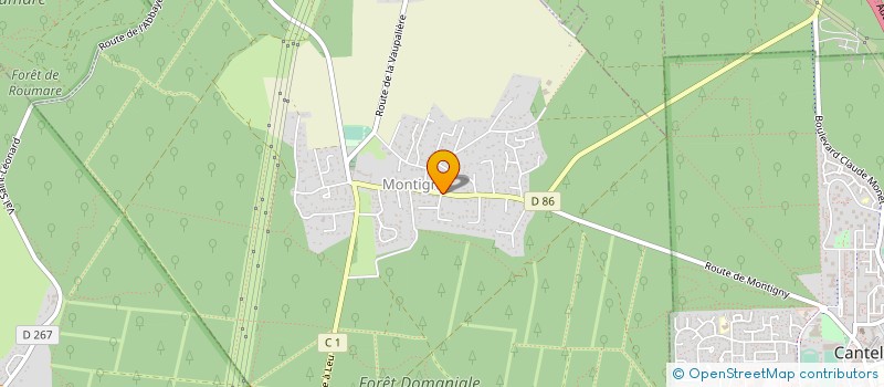 localisation de l'entreprise SYNDICAT LOTISSEMENT DU FRONDEL  MONTIGNY