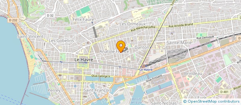 localisation de l'entreprise SYNDICAT MANNEVILLETTE à LE HAVRE