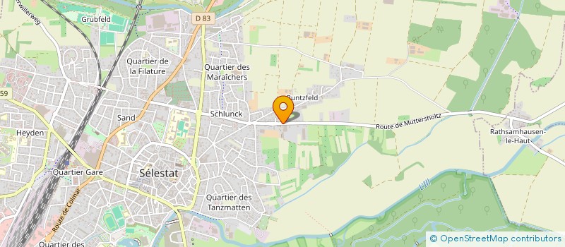 localisation de l'entreprise SYNDICAT MARAICHERS SELESTAT  SELESTAT