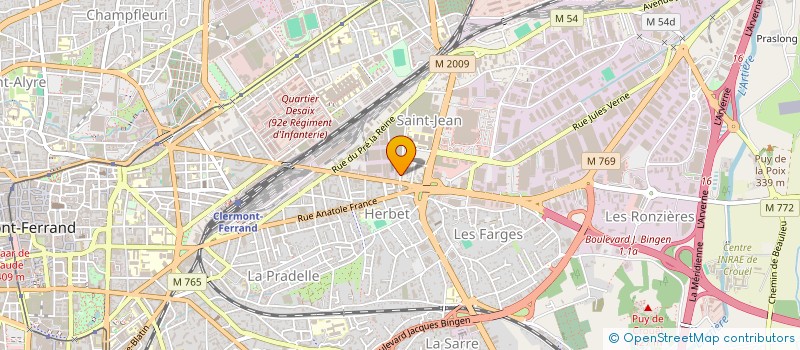 localisation de l'entreprise SYNDICAT MARCHANDS DE BESTIAUX  CLERMONT-FERRAND