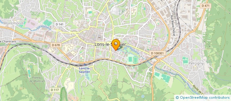 localisation de l'entreprise SYNDICAT MEDECIN DU JURA à LONS-LE-SAUNIER