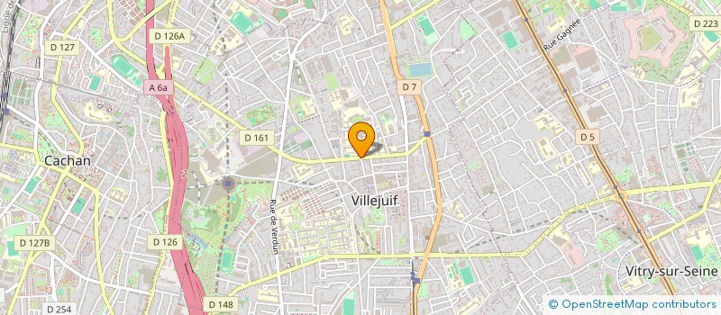 localisation de l'entreprise SYNDICAT MEDICAL PAUL BROUSSE  VILLEJUIF