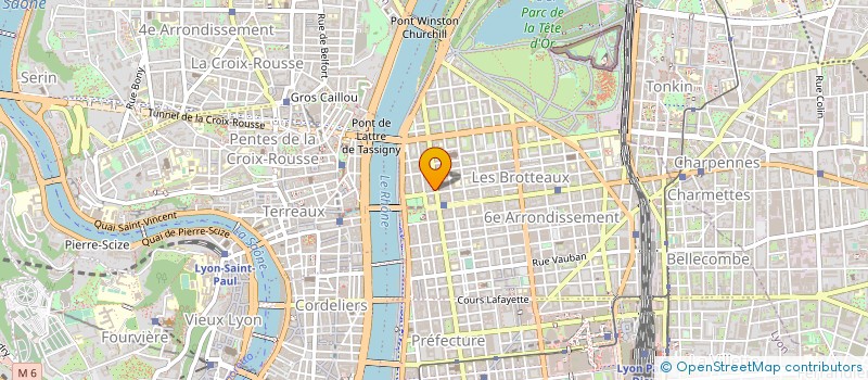 localisation de l'entreprise SYNDICAT METIERS GRAPHIQUES à LYON