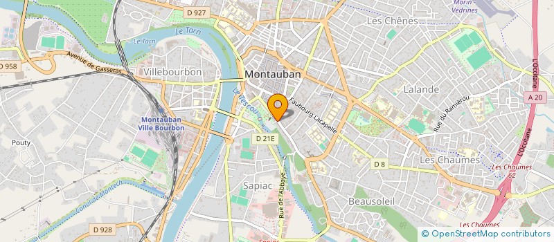 localisation de l'entreprise SYNDICAT MEUNERIE TARN GARONNE  MONTAUBAN