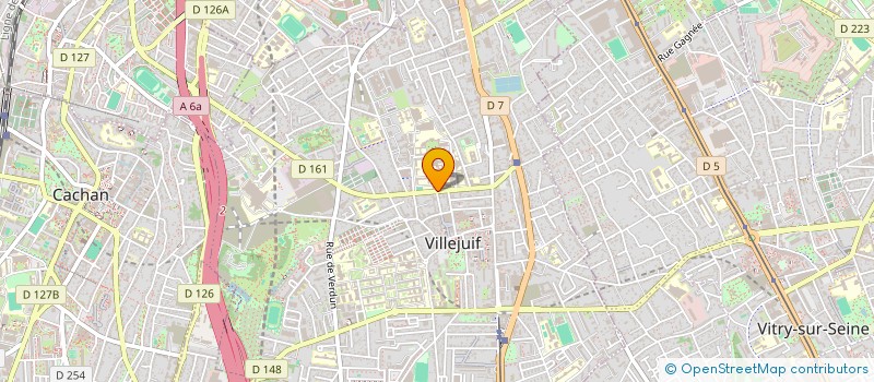 localisation de l'entreprise SYNDICAT MICT  HOPITAL PAUL BROUSSE  VILLEJUIF