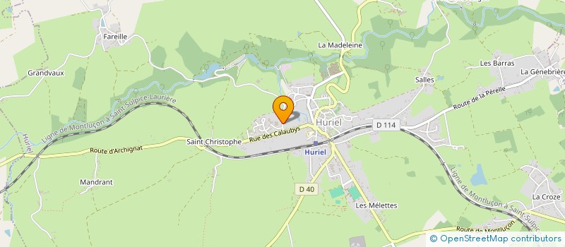 localisation de l'entreprise SYNDICAT MIXTE A VOCATION MULTIPLE EAU ET ASSAINISSEMENT DE LA RIVE GAUCHE DU CHER  HURIEL