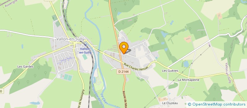 localisation de l'entreprise SYNDICAT MIXTE A VOCATION MULTIPLE EAU ET ASSAINISSEMENT DE NORD RIVE DROITE DU CHER à VALLON-EN-SULLY