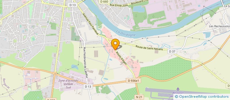 localisation de l'entreprise SYNDICAT MIXTE AIR DORDOGNE à BERGERAC