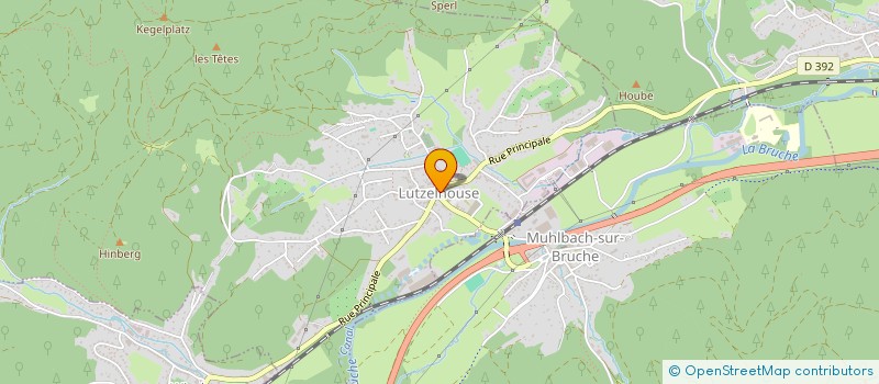 localisation de l'entreprise SYNDICAT MIXTE BRUCHE-HASEL à LUTZELHOUSE