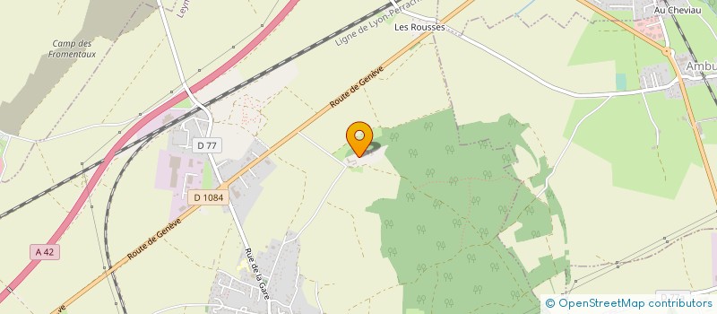 localisation de l'entreprise SYNDICAT MIXTE BUGEY COTIERE PLAINE DE L'AIN (BUCOPA)  CHAZEY-SUR-AIN