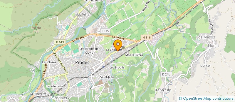 localisation de l'entreprise SYNDICAT MIXTE CANIG GRAND SITE à PRADES