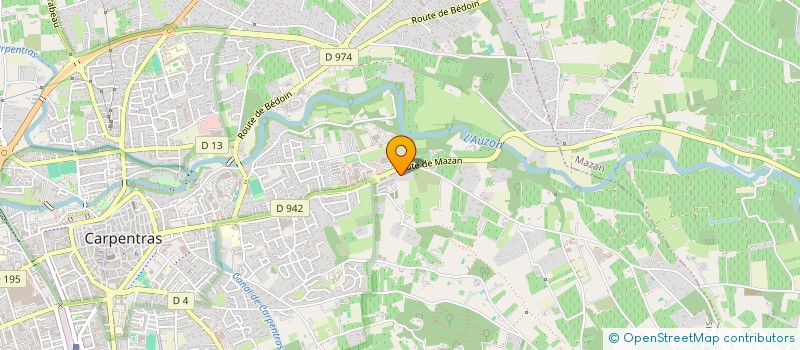 localisation de l'entreprise SYNDICAT MIXTE COMTAT VENTOUX à CARPENTRAS