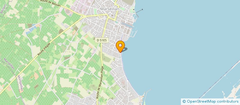 localisation de l'entreprise SYNDICAT MIXTE D ADDUCTION D EAU DES COMMUNES DU BAS LANGUEDOC à MARSEILLAN