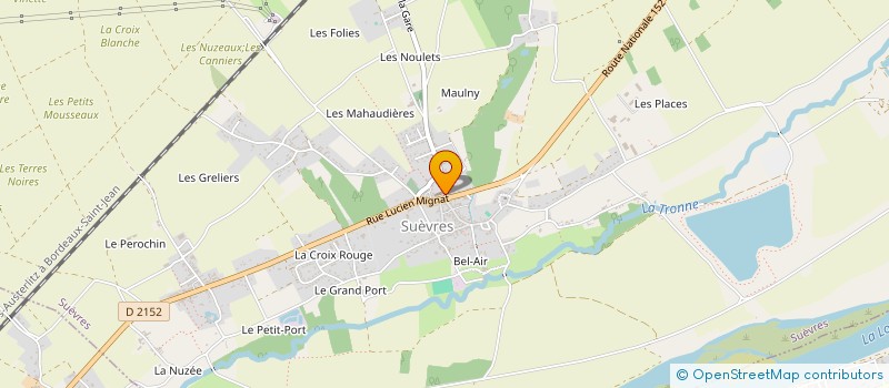 localisation de l'entreprise SYNDICAT MIXTE D'AEP DE COUR-SUR-LOIRE - MENARS - SUEVRES à SUEVRES