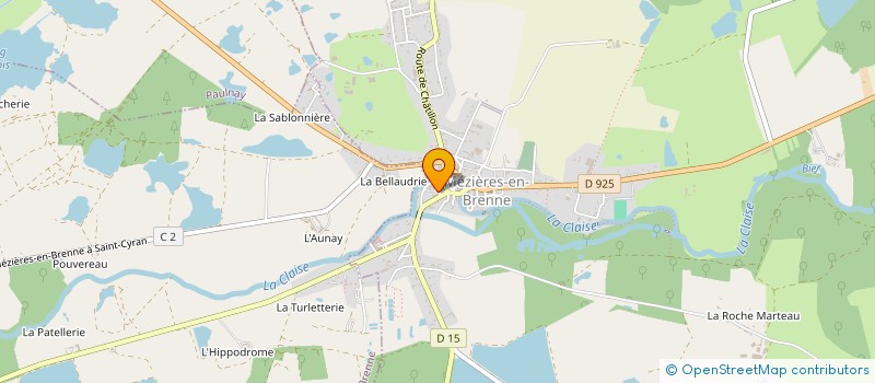 localisation de l'entreprise SYNDICAT MIXTE D'AMENAGEMENT BRENNE-CREUSE-ANGLIN-CLAISE à MEZIERES-EN-BRENNE