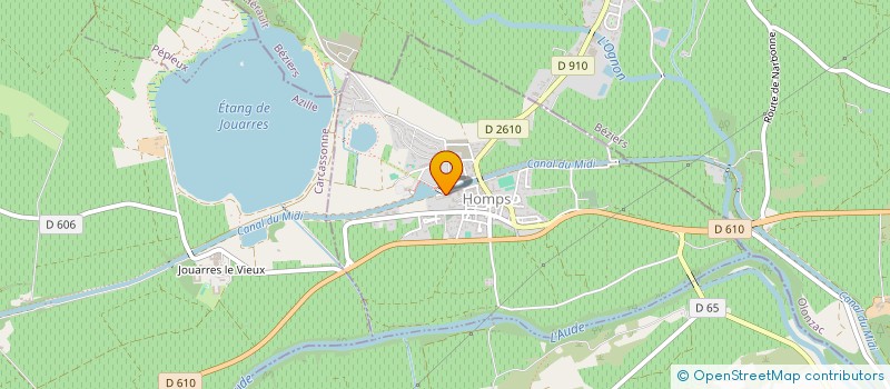 localisation de l'entreprise SYNDICAT MIXTE D'AMENAGEMENT DE JOUARRES à HOMPS