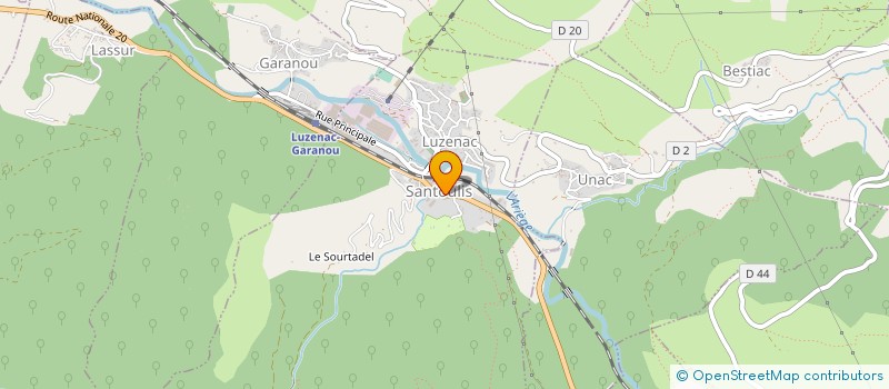 localisation de l'entreprise SYNDICAT MIXTE D'AMENAGEMENT DES RIVIERES - VAL D'ARIEGE (SYMAR - VAL D'ARIEGE) à FOIX