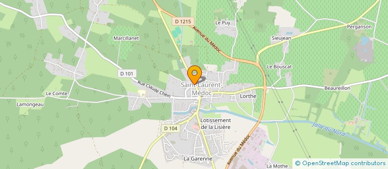 localisation de l'entreprise SYNDICAT MIXTE D'AMENAGEMENT ET DE GESTION DU PARC NATUREL REGIONAL (PNR) MEDOC à SAINT-LAURENT-MEDOC