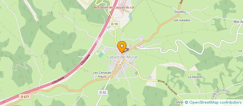 localisation de l'entreprise SYNDICAT MIXTE D'AMENAGEMENT ET DE LA GESTION DU PARC NATUREL REGIONAL DES CAUSSES DU QUERCY à COEUR DE CAUSSE