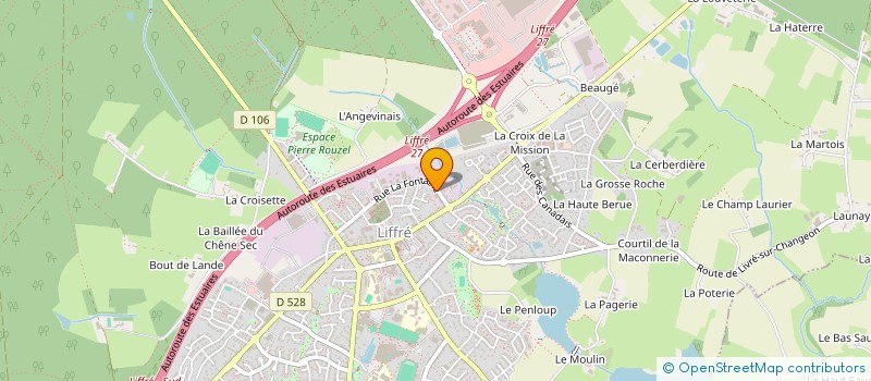 localisation de l'entreprise SYNDICAT MIXTE D ASSAINISSEMENT DE CHASNE-SUR-ILLET   MOUAZE  LA BOUEXIERE